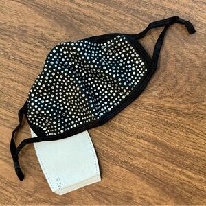 Black Sequin Face Mask